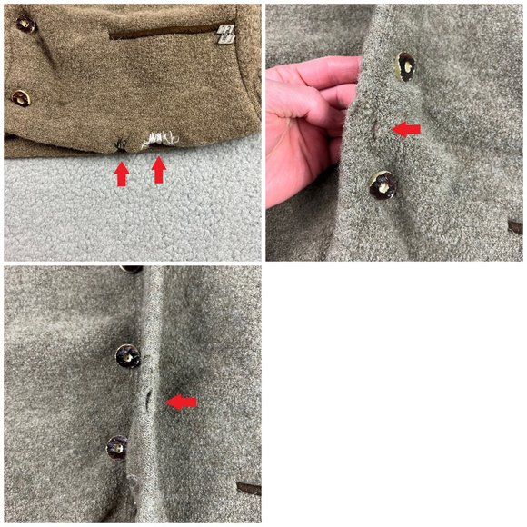 Manfred Wesenjak Jacket Womens 58 Extra Large XL Brown Wool Coat Sweater 2 - Picture 10 of 11